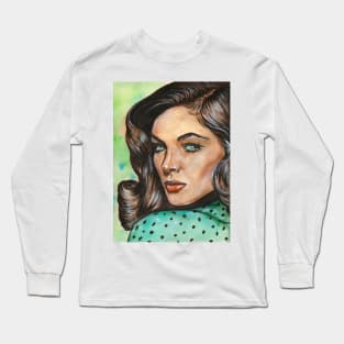 Lauren Bacall Long Sleeve T-Shirt